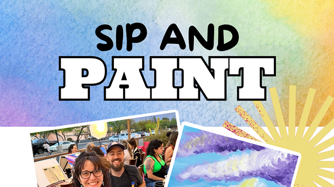 Image: Lavender Skies Paint and Sip at Cafe Passe