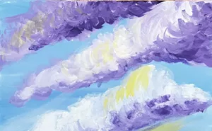 Image: Lavender Skies Sip and Paint