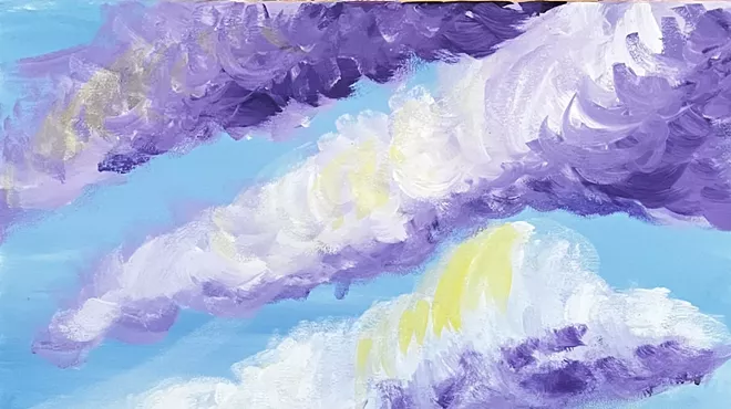 Image: Lavender Skies Sip and Paint