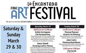 Image: Live Art Demos in the SAAG Gallery