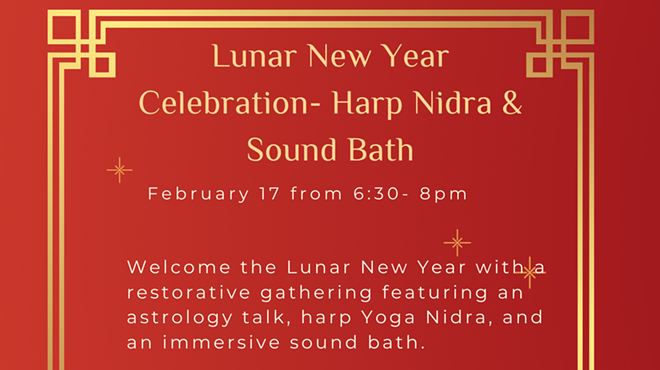 Image: Lunar New Year Celebration- Harp Nidra & Sound Bath