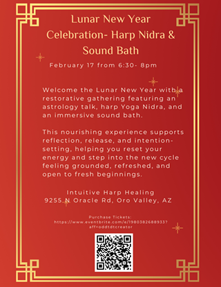 Image: Lunar New Year Celebration- Harp Nidra & Sound Bath