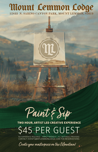 Image: Masterpieces on the Mountain - Paint & Sip