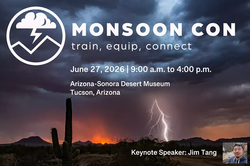 Monsoon Con: Train, equip, connect. June 27 2026.