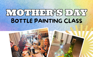 Image: Mother’s Day Bottle Painting at Button Brew House
