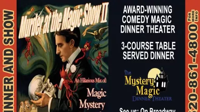 Image: Mystery and Magic Dinner Theater - "Murder at the Magic Show II"