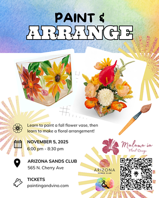 Image: Paint and Arrange at Arizona Sands Club