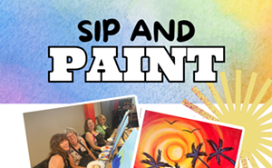 Image: Palms and Sun Paint and Sip at Bawker Cider