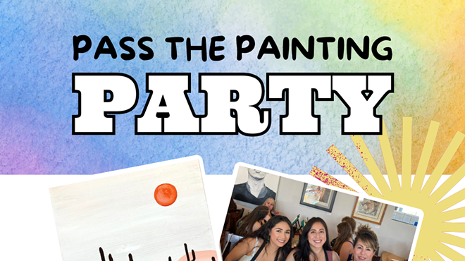 Image: Pass The Painting – A Paint and Sip Party