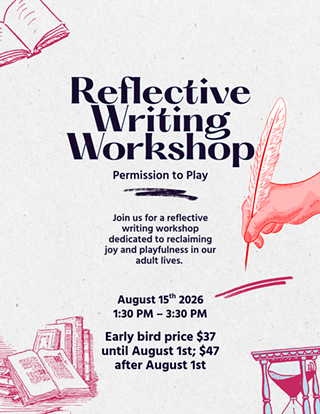 Image: Permission to Play Reflective Writing & Mindfulness Workshop
