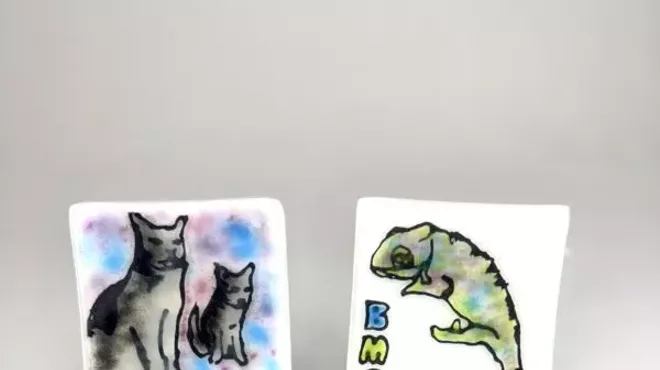 Image: Pet Portrait Plates