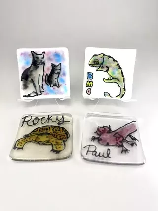 Image: Pet Portrait Plates