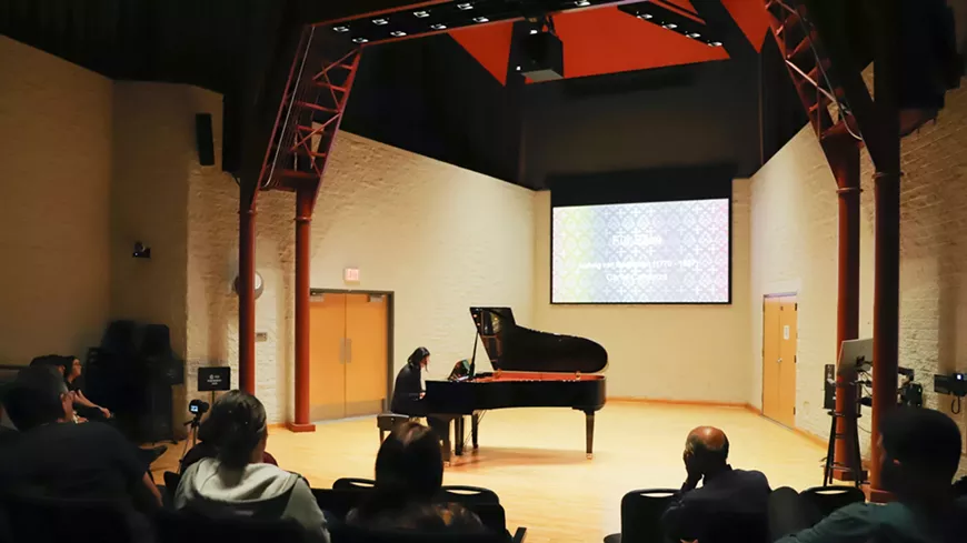 Piano Day celebrates the works of French composers with live solo, duet, and two piano, four hands performances.