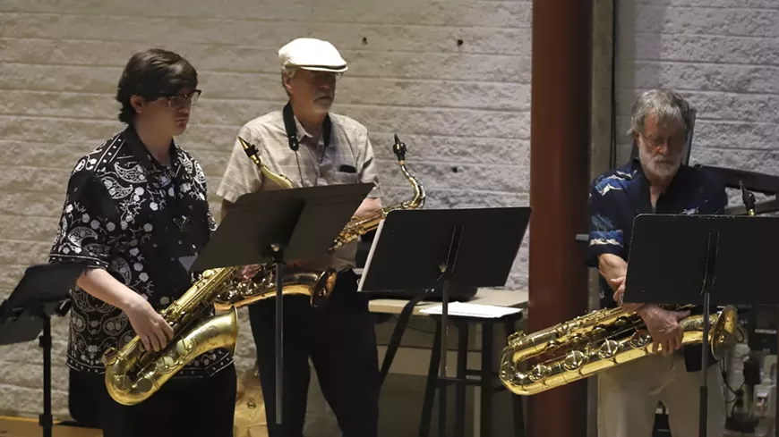 Pima Jazz Ensemble performs jazz standards from a variety of periods in big band style.