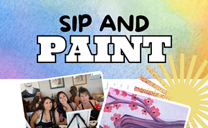 Image: Pink Blossoms Paint and Sip at Reforma