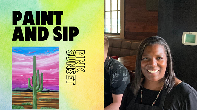 Image: Pink Sunset Paint and Sip