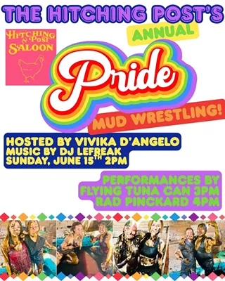 Image: Pride in Bisbee Mud Wrestling!