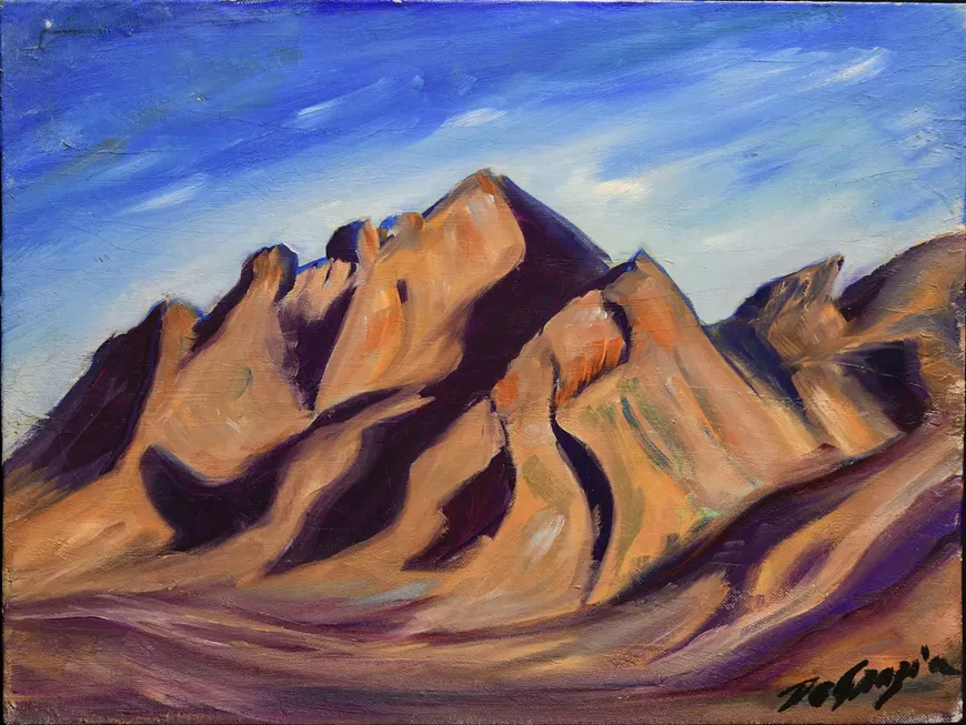 Landscape oil painting by Ted DeGrazia