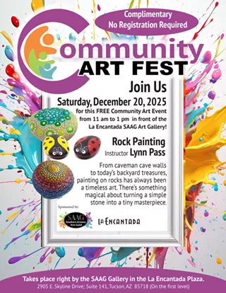 Image: Rock Painting at SAAG Gallery&rsquo;s December Community Art Fest