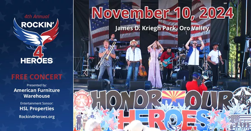 A rockin' celebration to thank our heroes.