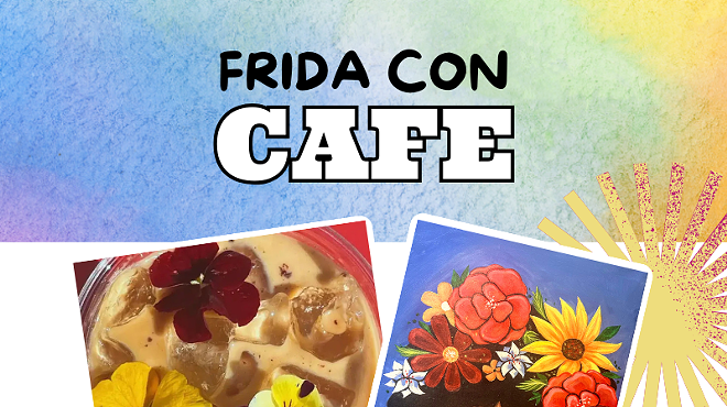Image: Sip and Paint ‘Café con Frida’ – Includes Coffee and Bagel!