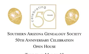 Image: Southern Arizona Genealogy Society 50th Anniversary Celebration
