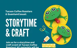 Image: Storytime and Craft at Tucson Coffee Roasters