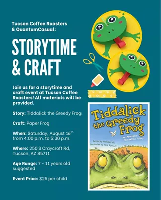Image: Storytime and Craft at Tucson Coffee Roasters