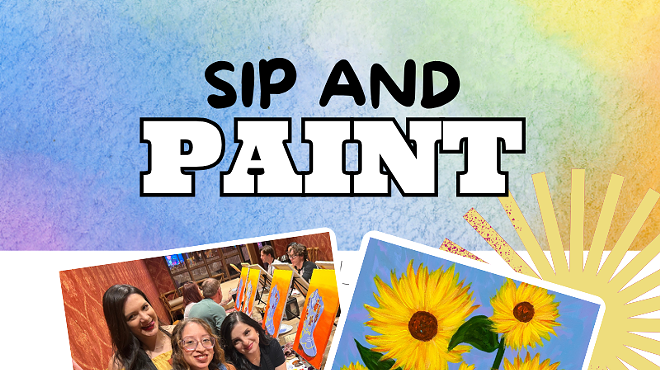 Image: Sunflower Dream Paint and Sip at Roadies