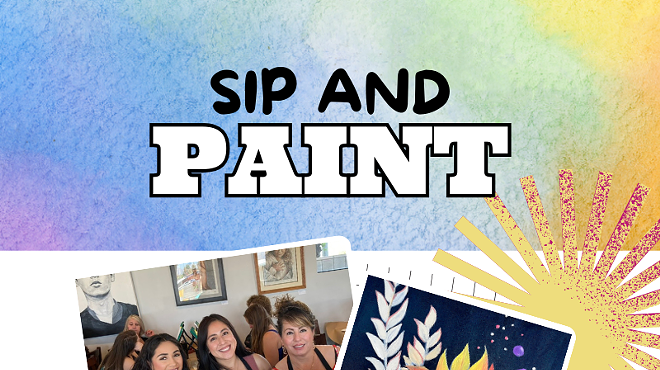 Image: Sunflower Magic Paint and Sip at The Eddy