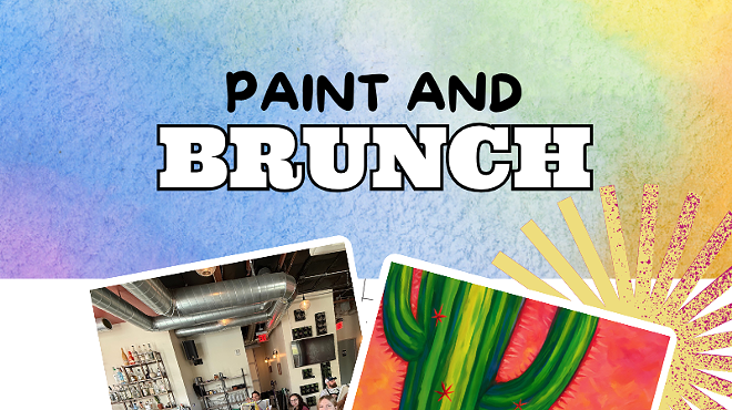 Image: Sunset Cactus Paint and Brunch at Sonora Moonshine