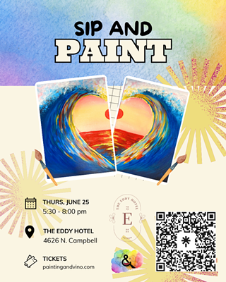 Image: Sunset Love Sip and Paint