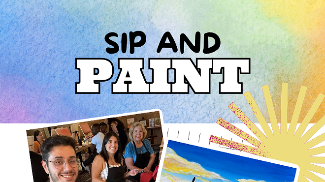 Image: Sunset Sip and Paint at Trail Dust Town