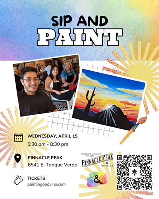 Image: Sunset Sip and Paint at Trail Dust Town