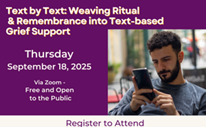 Image: Text by Text: Weaving Ritual & Remembrance into Text-based Grief Support