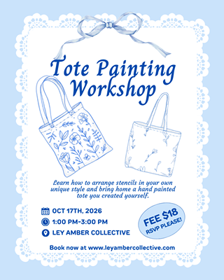 Image: Tote Painting Workshop