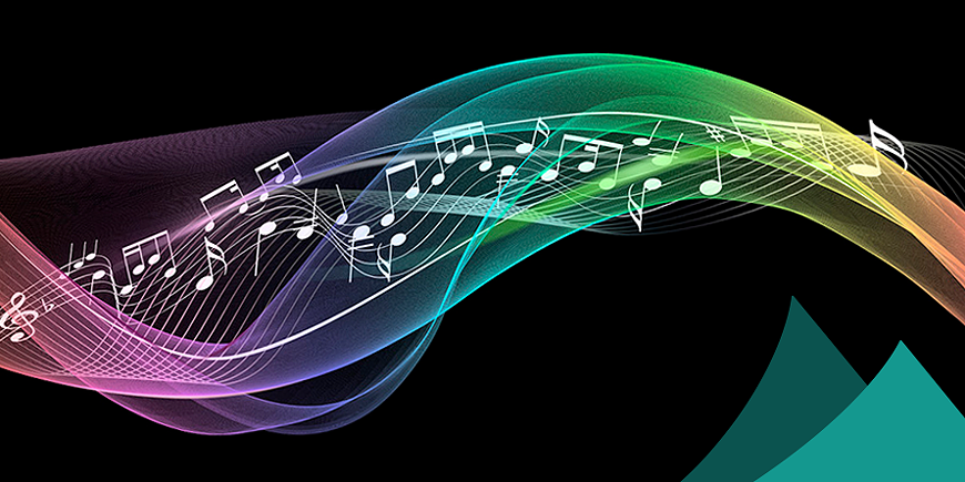 floating musical notes