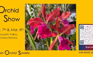 Image: Tucson Orchid Society's - 2026 Orchid Show and Sale