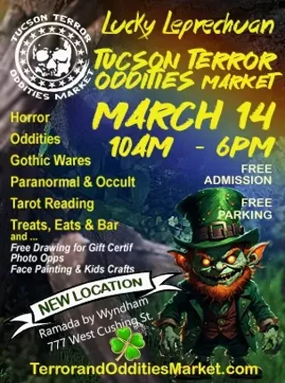 Image: Tucson Terror & Oddities "Lucky Leprechaun" Market
