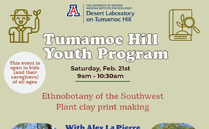 Image: Tumamoc Hill Youth Program
