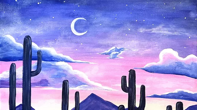 Image: Twilight Desert Sip & Paint at HighWire