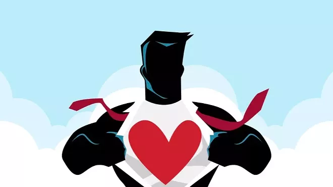 Image: Valentine's Art Night for Couples (Champagne, Chocolates, & Superpower Shadowbox)