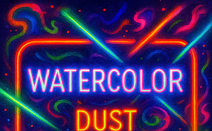 Image: Watercolor & Dust Bunnies