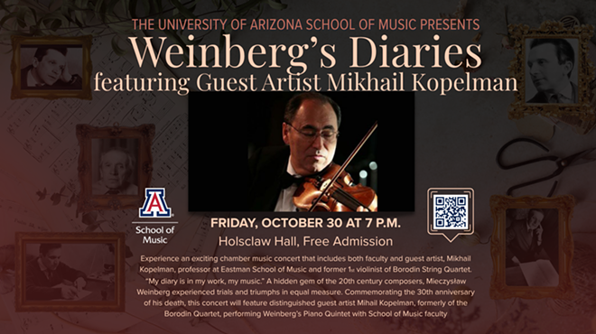 Image: Weinberg&rsquo;s Diaries featuring Guest Artist Mikhail Kopelman