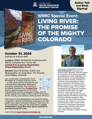 Image: WRRC Special Event: Living River: The Promise of the Mighty Colorado | University of Arizona (In Person and Online)